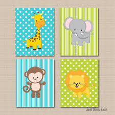 Get great deals on ebay! 5055mals Nursery Wall Art Safari Nursery Decor Jungle Nursery Elephant Nursery Decor Nursery Wall Art Monkey Jungle Nursery Decor
