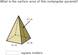 V = b ⋅ h Ixl Surface Area Of Pyramids 7th Grade Math