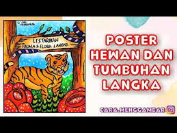 Fauna asli dari jawa adalah badak bercula satu dan fauna dari sumatera adalah harimau sumatra. Poster Pelestarian Hewan Dan Tumbuhan Langka Ep 271 Youtube Hewan Poster Gambar