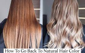 Grow your hair out the smart way it may seem obvious, but another way to make your way back to your natural hair color is growing your hair out. How To Go Back To Natural Hair Color Without Damage How To Get Your Natural Hair Color Back At Home Hair Guider