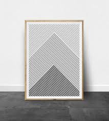 Die fixierung des toners bzw. Geometrische Druck Geometrische Kunst Schwarz Und Weiss Etsy