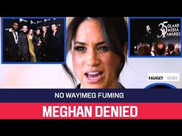 Shocking News: Meg's Request to Attend 36th Annual GLAAD Media Awards  Denied! DENIED ENTRY! Meghan Markle DENIED Invitation to 36th Annual GLAAD  Media Awards