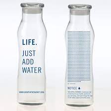 Limited Edition Reusable Glass Water Bottle This Bottle Contains A Substance That Is Beneficial To Your Health Essen Glass Water Bottle Water Bottle Bottle