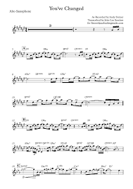 Sax Solo Sheet Music In Printable Pdf