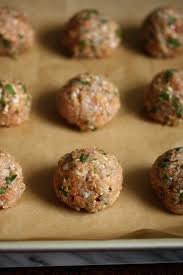 Baked Gluten Free Chicken Meatballs Recipe Easy Healthy Italian Recipe Chicken Meatballs Best Baked Meatball Recipe Chicken Meatball Recipes