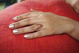 Nelli The Traditional South Indian Ring Gold Jewellery Design Necklaces Gold Finger Rings Gold Ring Designs