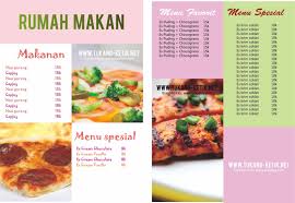 Contoh gambar menu makanan dan minuman. Mi Hayatul Islam Desain Menu Makanan Dan Minuman Simple Coreldraw Gratis