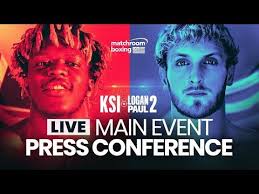Ksi Vs Logan Paul 2 Final Press Conference Official Live Stream Youtube Logan Paul Ksi Vs Logan Paul 2