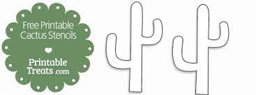Cactus template printable pdf download source : Free Printable Cactus Stencils Printable Treats Com