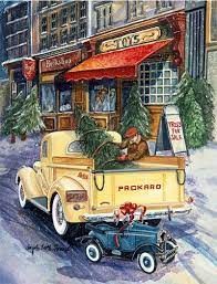 Pedal Car Christmas Cards Christmas Car Vintage Christmas Images Vintage Christmas