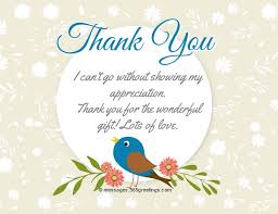Thank you, gracias, thanks, merci, thank you very much, danke, grazie, thanks a million! Thank You Notes For Gift 365greetings Com
