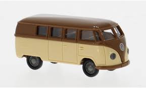 Image result for Brown Beige 1950 VW Bus