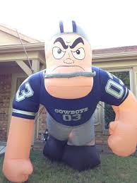2003 Gemmy Nfl Dallas Cowboys Lineman Airblown Inflatable 6ft Vhtf Christmas Dallas Cowboys Nfl Dallas Cowboys Cowboys Football