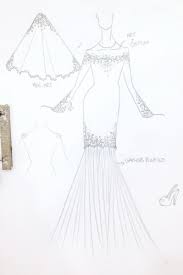 Kreasi, inspirasi dan ide desain baju. Wedding Dress Muslimah Sketch Addicfashion