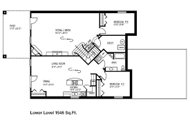 Ranch House Floor Plans With Basement Finished Basement Floor For Ranch Floor Plans With Walkout Basement Basement House Plans Floor Plans Basement Floor Plans