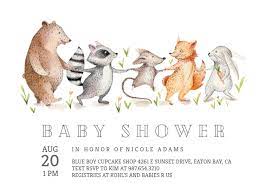 Woodland Baby Shower Invitation Template Free Greetings Island Woodland Animal Baby Shower Invitations Woodland Baby Shower Invitations Free Woodland Baby Shower Invitations