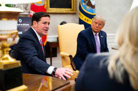 Arizona standoff: Ducey vs. Trump in proxy race for next governor - POLITICO