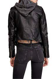 Free People New Dawn Vegan Leather Jacket Leather Jacket Leather Jacket With Hood Vegan Leather Jacket