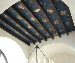 Navy blue ceiling with stars. Bedroom Http Best Bedroom Designs Gallery Blogspot Com House Design Bohemian Interior Design Star Ceiling