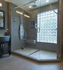 Glass block wall bathroom home design ideas and pictures shower installation loft. 22 Awesome Glass Block Shower Ideas To Increase Your Bathroom Beautiful Decoredo