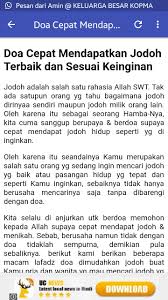 Doa meminta jodoh dan keturunan yang baik. Doa Cepat Mendapatkan Jodoh Fur Android Apk Herunterladen