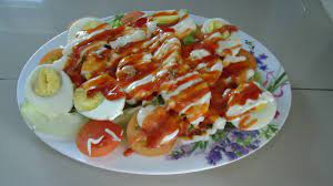 Resepi salad telur dan timun. Zara Baking Salad Telur