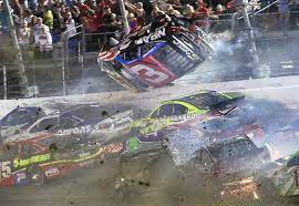 Footage shows the two cars sliding sideways off the track before the civic smashes directly into a tree. Terrifying Crash At Daytona Nascar Race Tears Through Fencing Scatters Debris Into Crowd Sports Nola Com