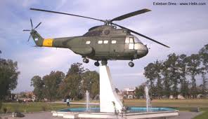In a casualty evacuation configuration, the cabin can hold six litters and four additional personnel; Sa330l Puma In Aviacion De Ejercito Argentino