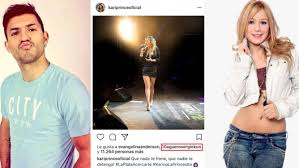 Mirala a la princesita #karina fichando los triples de miga. Los Sugestivos Me Gusta Del Kun Aguero A Las Fotos De La Princesita Karina Va Por La Reconciliacion Ciudad Magazine