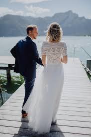 Wir hatten eine freie trauung im garten der. Boho Brautkleid Mit Spitzentop Und Tullrock In Ivory Noni Braut Hochzeitskleid Spitze Marchen Hochzeitskleider