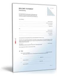 Insbesondere menschen, die bislang noch nicht in erbrechtliche verfahren verwickelt waren und keinen bezug zu letztwilligen verfügungen haben, tun. Berliner Testament Einheitslosung Muster Zum Download