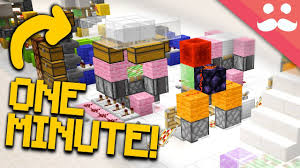 Today we do some redstone for beginners! 10 One Minute Redstone Builds In Minecraft 1 13 Youtube