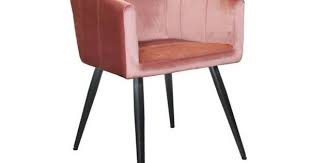 kick collection stoel velvet liv roze eetkamerstoelen stoelen eettafel stoel