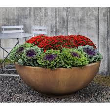 Check spelling or type a new query. Large Contour Low Bowl Wide Concrete Planter Kinsey Garden Decor