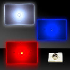 Led Blinking Light Up Glow Rectangles Blinky Custom Lapel Pins Light Up Blister Card