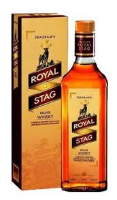 Royal Stag Blended Indian Whisky 750ml Whisky Brandy Bottle Personalized Whiskey Decanter