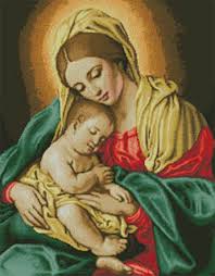 Kustom Krafts Madonna And Child Ii Virgin Mary Cross Stitch Pattern 123stitch