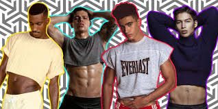 4 pieces basic crop tank tops sleeveless racerback crop sport cotton top for women. This Thread About Bringing The Crop Top Back For Men Is Exactly What The World Needs Hornet The Queer Social Network