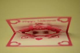 Pick 5 different colours of card or paper and place the sheets on top of each other in a stack. Valentine S Day Pop Up Card Kissing Couple Tutorial Updated Creative Pop Up Cards