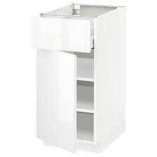 Metod Maximera Element Bas Avec Tiroir Porte Blanc Ringhult Blanc 40x60 Cm Ikea