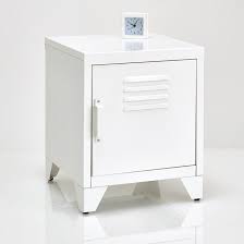 hiba metal bedside table table de chevet blanche petit meuble d appoint table de chevet enfant