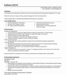 instructional coach objectives resume