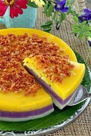 Sapin Sapin Recipe With Jackfruit Ube And Macapuno Recipe Sapin Sapin Recipe Recipes Jackfruit Recipes
