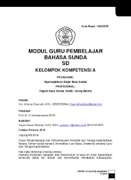 Uji kompetensi semester ii a. Top Pdf Guru Basa Sunda Grade Viii 123dok Com