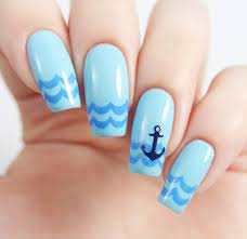 Great savings & free delivery / collection on many items. Cute Beachy Manicure Using Our Anchor Nail Decals Found At Snailvinyls Com Nautical Nails Nautical Nail Designs Manicure Nail Designs