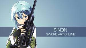 Sword art online ii episode 8 ganbare anime. Sinon Sword Art Online Uhd 4k Wallpaper Pixelz