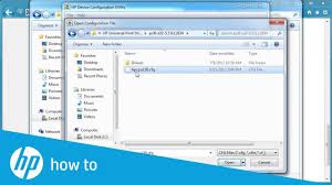 Pre Configuring The Hp Universal Print Driver Using The Hp Driver Configuration Utility Video Hp Youtube