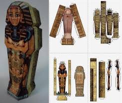 Mummy S Sarcophagus Paper Model By Papermau Download Now Sarcofago Da Mumia Here Is The Mummy S Sarcophag Paper Models Paper Toys Paper Doll House