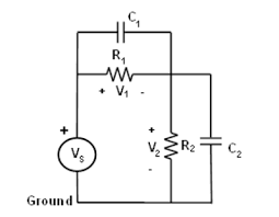 The reactance of each of your 0.47 uf capacitors at 50 hz is 68k ohms. Activity Frequency Compensated Voltage Dividers Analog Devices Wiki