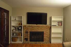 Some common wood species which are reliable for. What Type Of Bookshelves Beside Fireplace